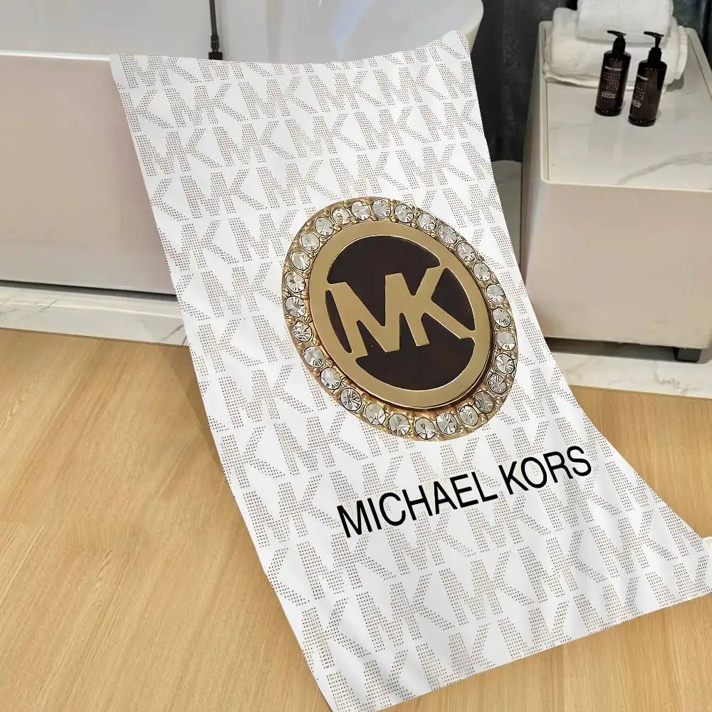 M-Michaels-Fashion-Kors Bath Towel Microfiber Soft Water Absorbing Breathable For Girl Kids Decorative Cartoon Beach Towel