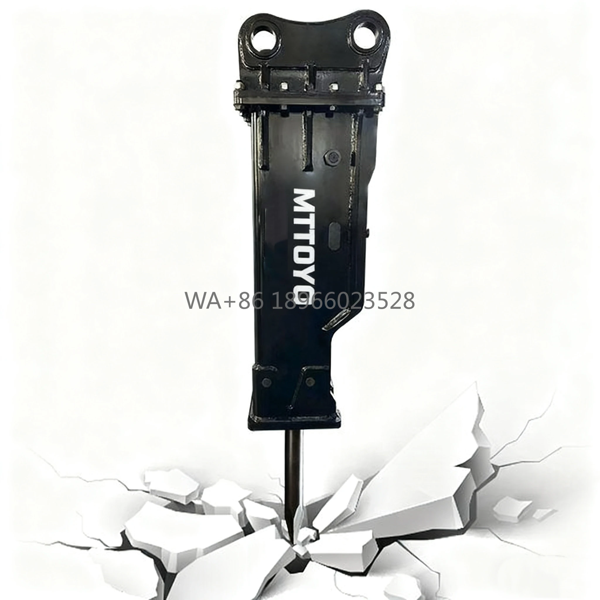 Accessori per escavatore da 28 tonnellate Breaker idraulici Martelli idraulici SB81 per escavatore Scalpello da 140 mm di buona qualità in vendita