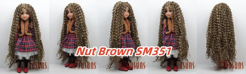 JD220 1/6 1/4 1/3 1/12 Blythes Extremely Long Curly Fashion Synthetic Mohair BJD Wig YOSD MSD SD Doll Accessories