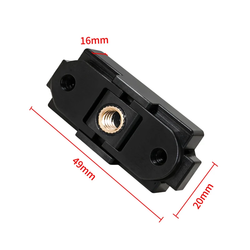 ل DJI Osmo Action 6 نانو البلاستيك حامل محول مغناطيسي الإفراج السريع اثنين مخالب قاعدة ل DJI Osmo Action 6 ملحقات الكاميرا