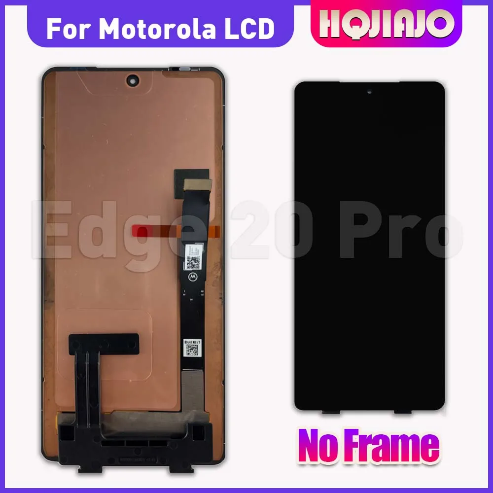 For Motorola EDGE 20 Pro XT2153-1 OLED LCD Display 6.7'' Touch Screen Digitizer Assembly Replacement for edge 20 pro Repair