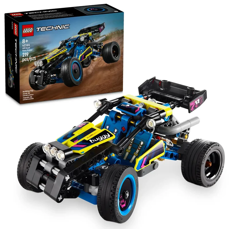 LEGO 42164 Technic Racing Buggy Off Road Rally Vehicle Toy Race Car Building Set, Gift for Boys and Girls Ages 8 and Over