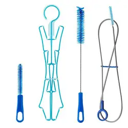 4in1 Hydration Bladder Tube Brush Water Bag Cleaning Kit Long Brush Cleaning Tool For Universal Bladders