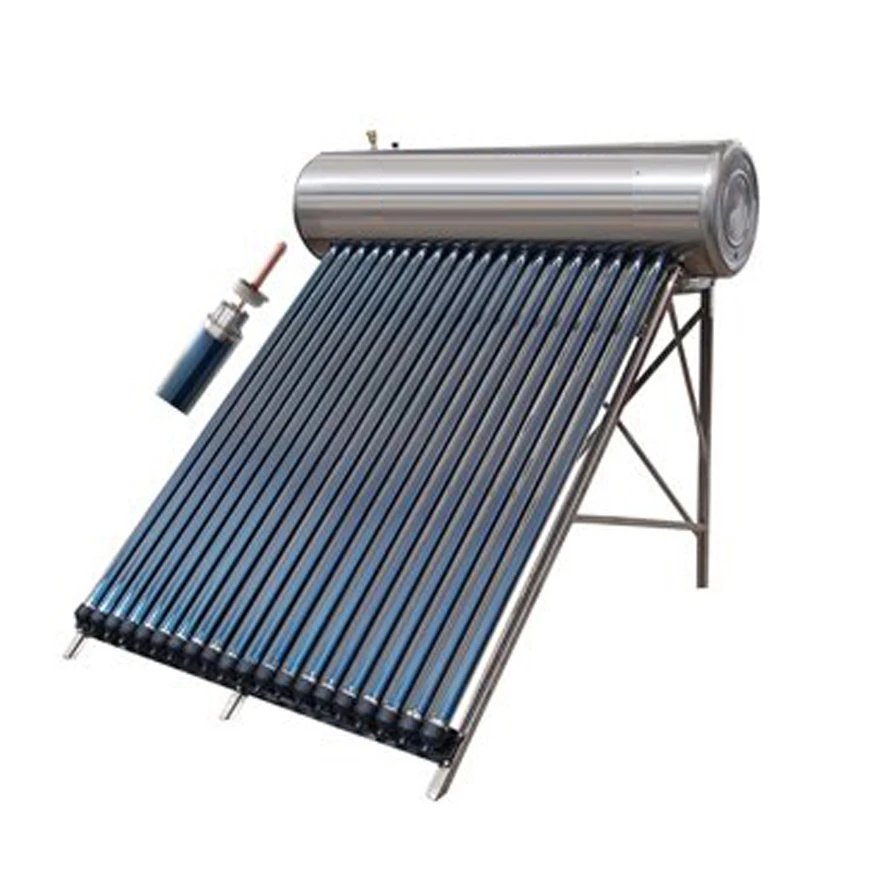 Stainless Steel Pressure Mini Thermal Solar Gyroscope Hot Water Heater Bath Roof System