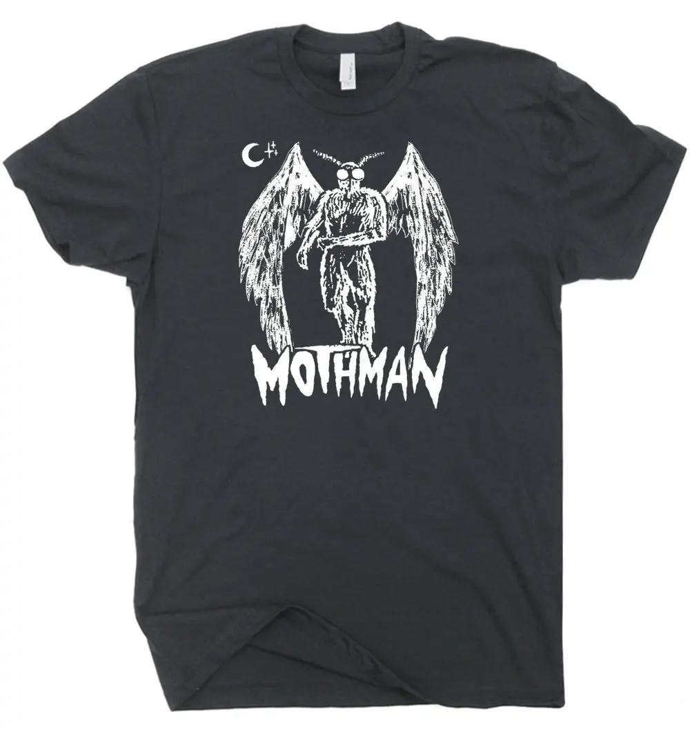 Mothman T Shirt Funny Cryptid Shirts for Men Women Ladies Guys Cool Gothic Horror Shirt Weird Strange Unusual Graphic Tee