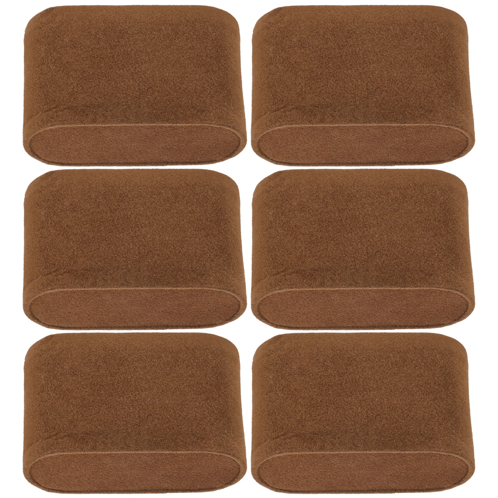 6 قطعة حجم الوسائد لصندوق مجوهرات وسائد سوار عرض وسادة ساعة عرض منصات حامل ساعة وسادة حامل #5