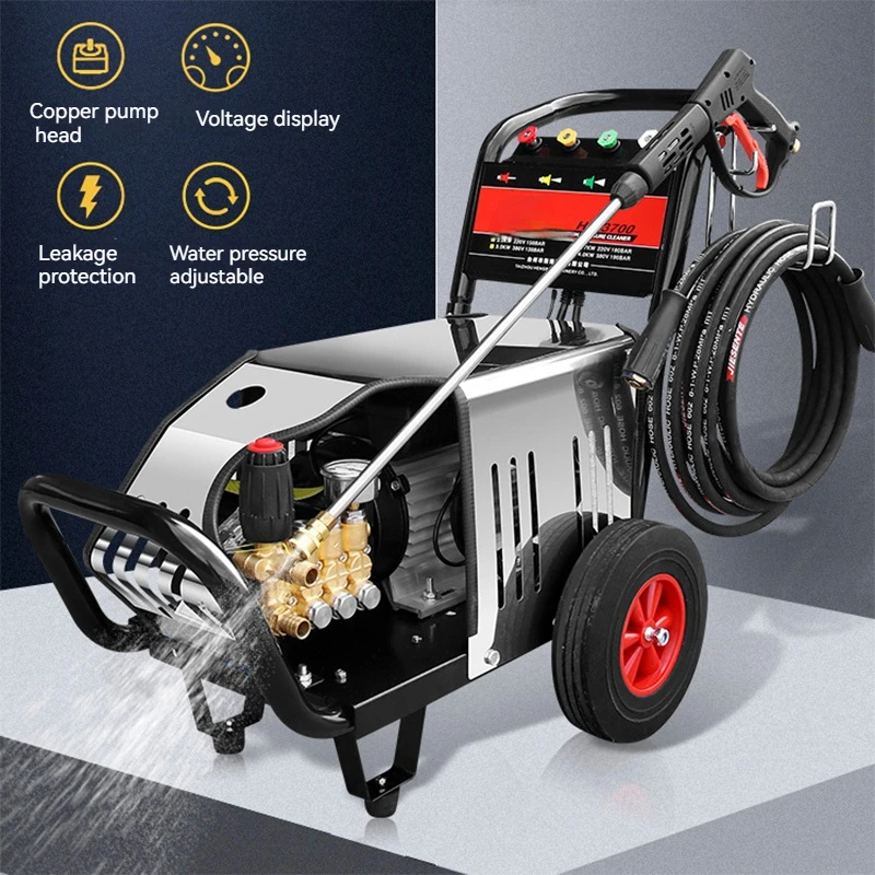 High Pressure Clean Machine 220V Rust Removal Car Washing Machine Home Small Electric Floor Scrubber Commercial Car Wash Pump