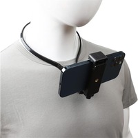 Hands Free Wearable Neck Holder Lazy Phone Stand Universal Hanging Mount for IPhone 15ProMax Samsung GoPro Dock Station Bracket