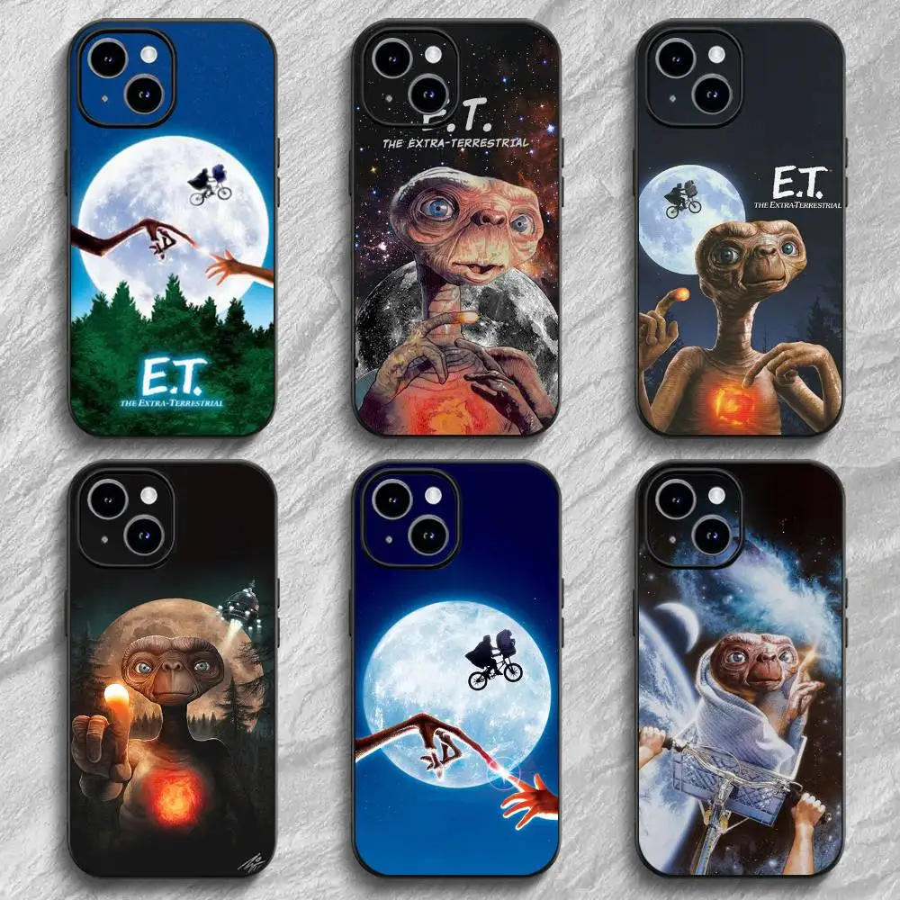 Coque de téléphone extra-terrestre ET pour 17 12 13 14 15 16Pro Max mini classic Plus forte attraction magnétique