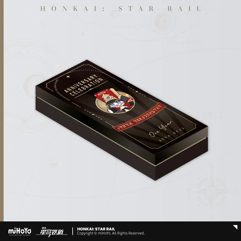 

Honkai Star Rail Official Merch miHoYo Original Authentic 1st Anniversary Collectible Cards Set Aventurine Kafka Birthday Gifts