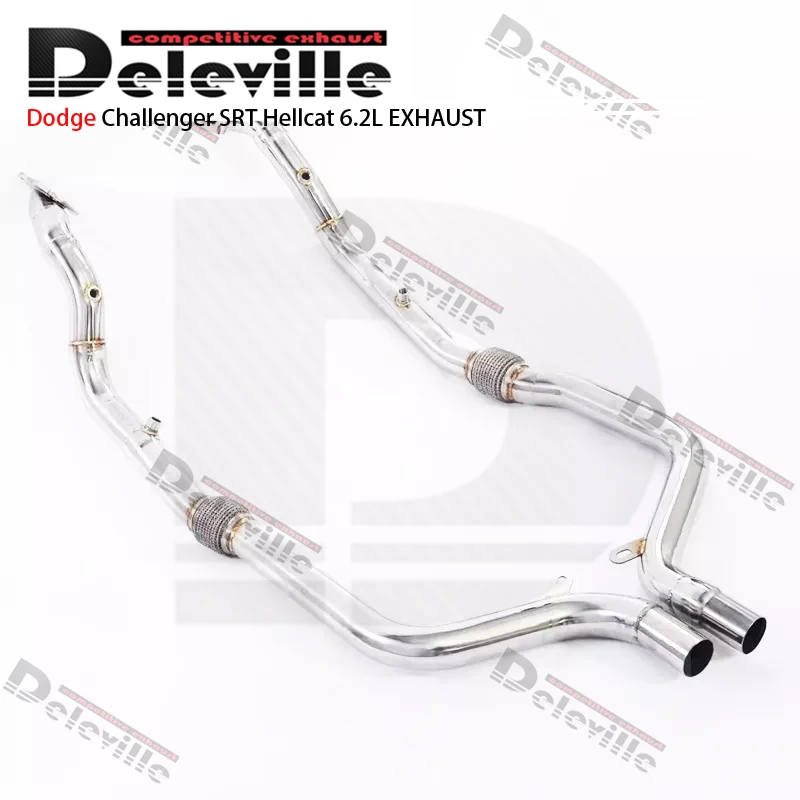 OEM Straight Downpipe Stainless Steel Exhaust Pipes For Dodge Challenger 3.6L 2015-2023 Automotive Accessories