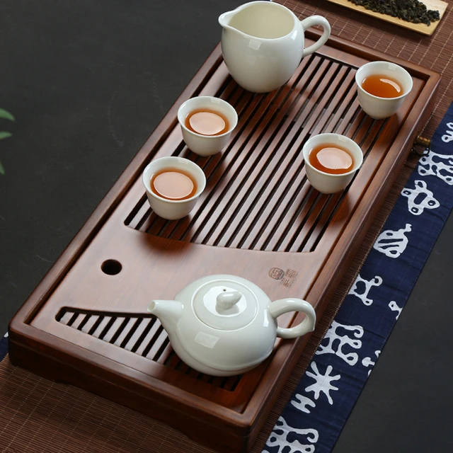 Bamboo Household Tea Tray,Tray,Water Storage Tea Tray,Tea Sea, Kung Fu Tea set,Japanese high quality Tea Tray,Tea Table,Tea Tray,Tea Set Gifts