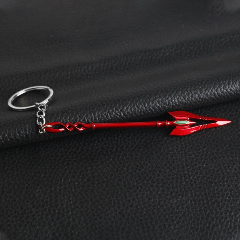 EVANGELION إيفا 01 الرمح من لونجينوس المفاتيح للنساء الرجال الرمح من كاسيوس مشبك Keyrings تأثيري لعبة مجوهرات اكسسوارات هدية