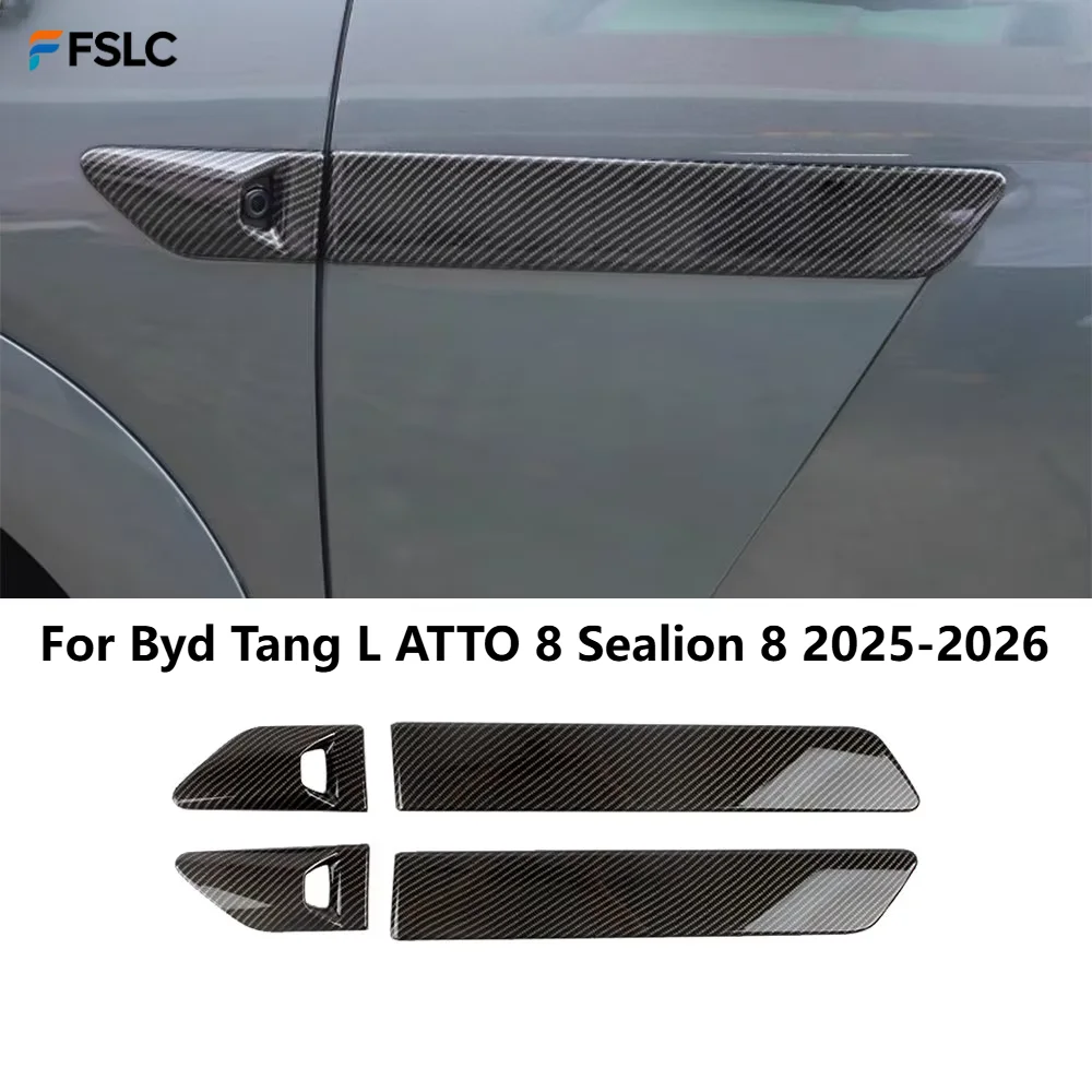 ⭐Genuine⭐ For BYD Tang L ATTO 3 Sealion 8 2025-2026 Black Automotive Styling Decals Fender Side Logo Windshield Trim