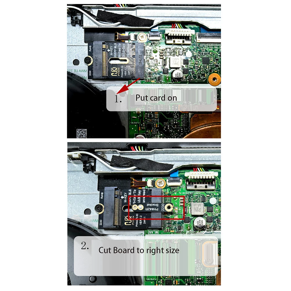 M.2 WiFiアダプター M.2 NGFF A+E - M-key NVMe SSD拡張カード PCIe 4.0 - M.2 NGFFコンバーター (Wifi/WWAN/LTEモジュール用)