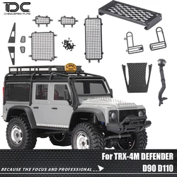 Defender d90 d110 TRX-4Mキット1/18 trx4m rc,車のアップグレードパーツ,シミュレーションシールド,装飾部品