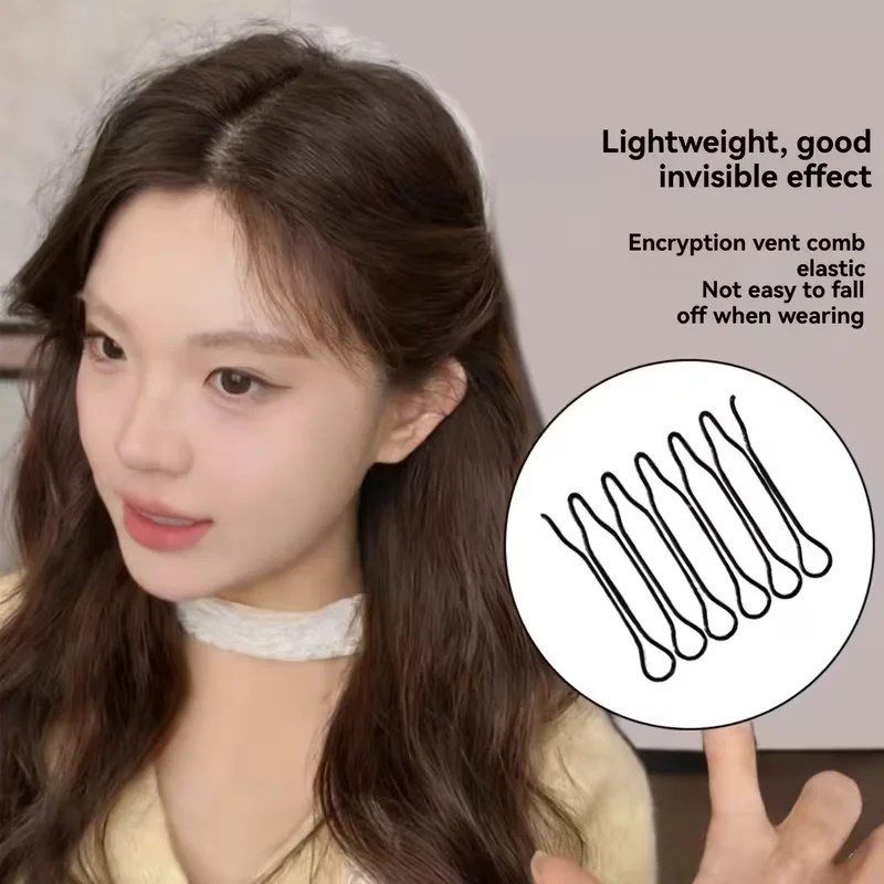 20 Pieces Black Hair Bar Clips, Suitable for Holding Hair in a Secure, Straight-Up Hairstyle Accessory.