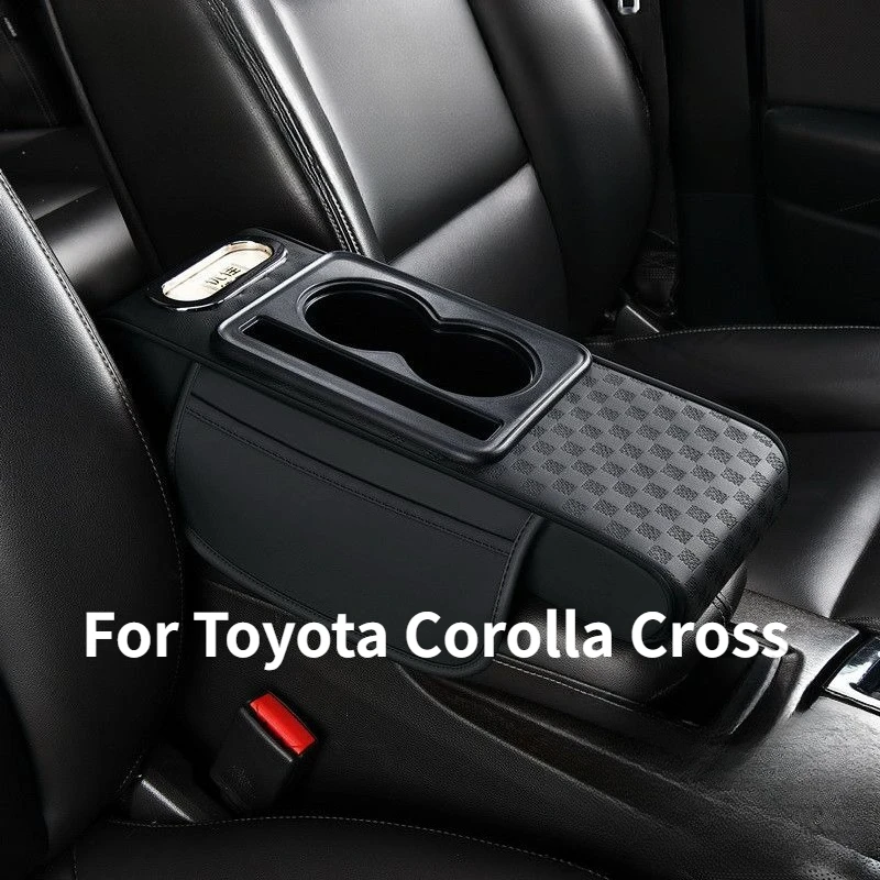 Exclusive Armrest Heightening Pad, Car Tissue Box, Central Multi-Functional 5-in-1 Armrest Box For Toyota Corolla Cross