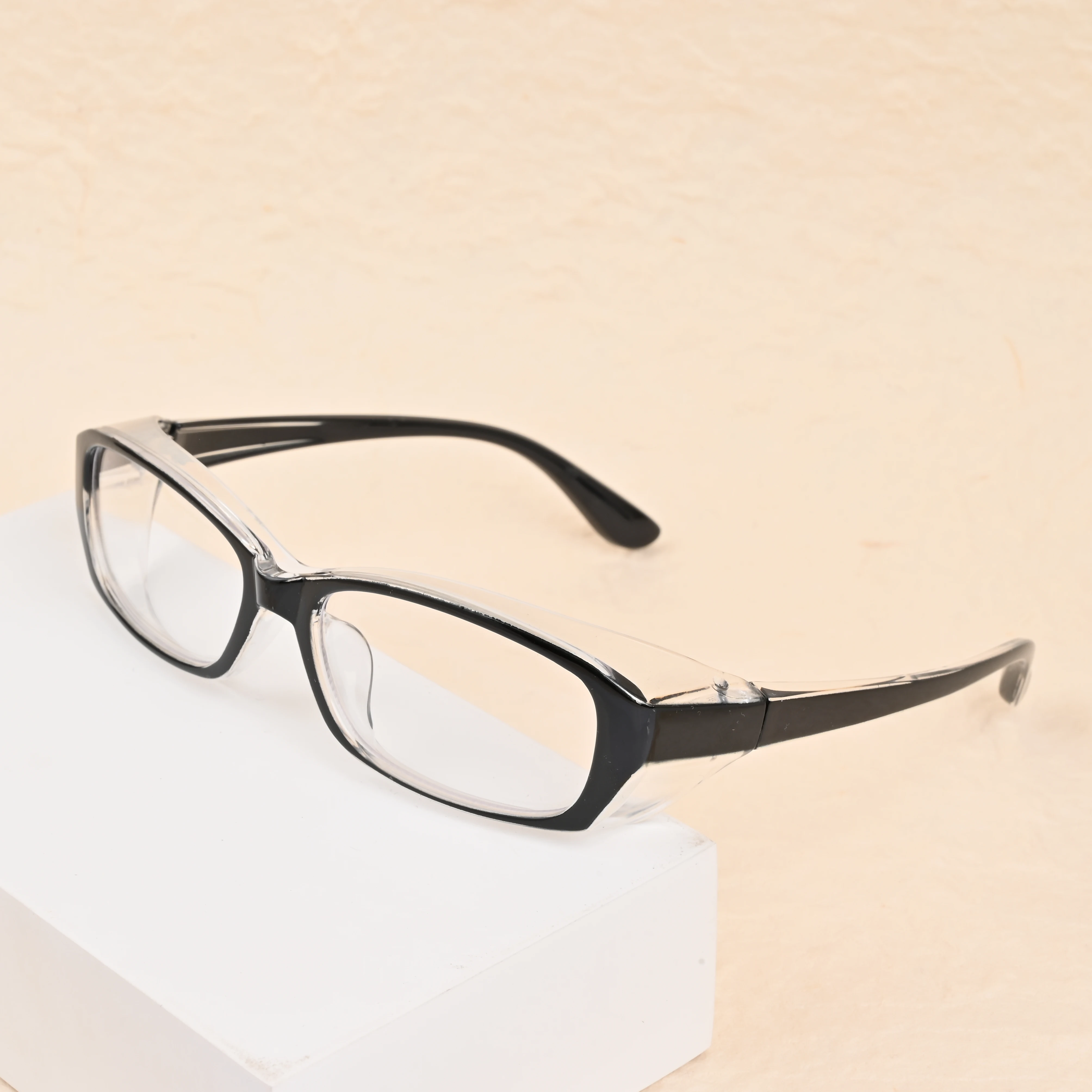 4 Pack Safety Glasses for Men, Safety Goggles with Scratch Impact Resistant Meets ANSI Z87.1 Standard HM8