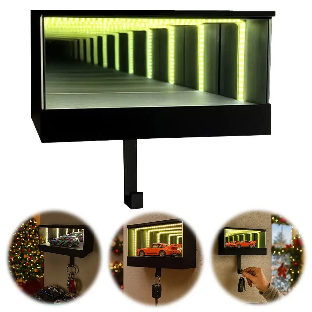 Luminous Unlimited Garage Key Storage With LED Light Creative Car Key Holder & Organizer Unique Auto Gift For Men & Women