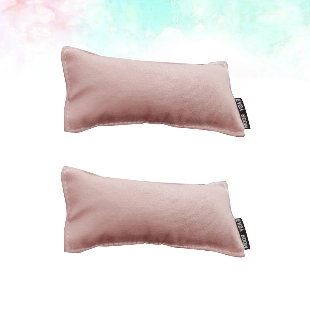 2Pcs Ergonomic Wrist Elbow Mat 13x5cm Pink for Office Computer Table Comfortable Support Long Term Work