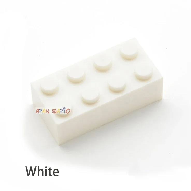 APAN SAPIO 200 stücke Dicke 2x4 DIY Bausteine Zahlen Bricks Pädagogisches Kreative Kompatibel Mit 3001 Kunststoff Spielzeug für Kinder wählen 8