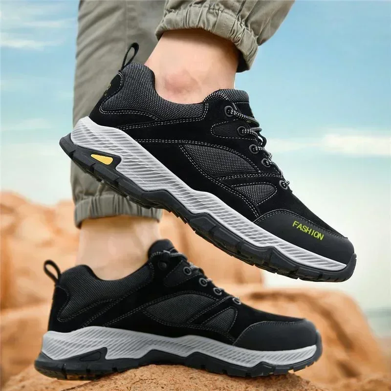 

Men's Work and Leisure Shoes 2025 New Outdoor Sports Hiking Shoes Breathable Shoes Men's Sports Tenis Shoes Zapatillas Hombre