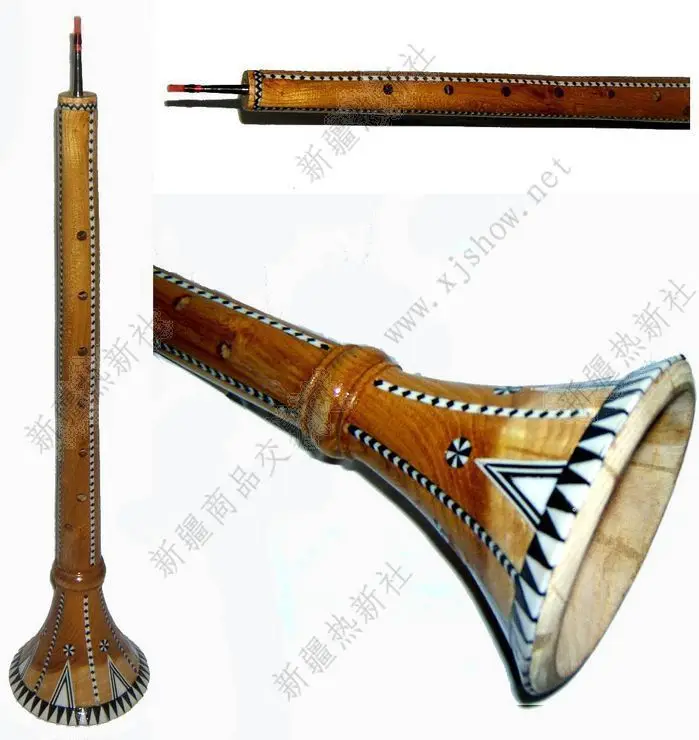 

Xinjiang musical instrument wooden suona Uygur handmade national musical instrument performance type