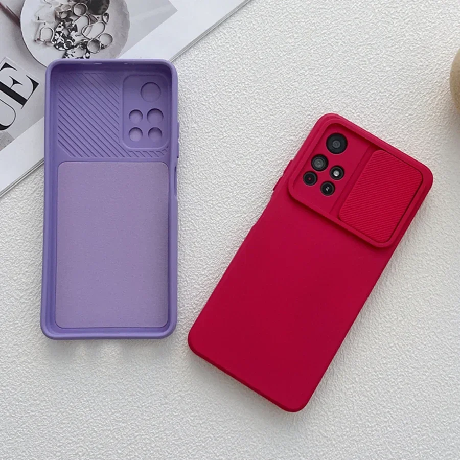 حافظة فاخرة من السيليكون المقاوم للصدمات لهاتف Xiaomi Poco F3 X3 M3 Mi 11T 10T Lite Redmi Note 11 10 9 Pro 9S 9C 9T غطاء حماية للكاميرا