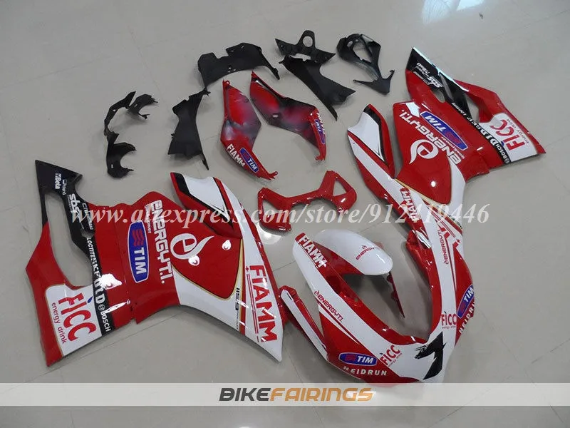 

4Gifts New ABS Motorcycle Fairings Kit Fit for Ducati 899 1199 Panigale s 2013 2014 2015 12 13 14 15 16 Bodywork Set Number 7