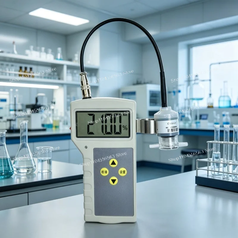 Industrial Portable High Precision Oxygen Analyzer JC-D2300 Full Range Digital O2 Meter