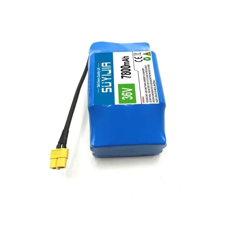 18650 10S2P 7800mah New Lithium-ion Rechargeable Battery Pack 36V Suitable for Scooter Balance Two-wheeler Smart Scooter Battery