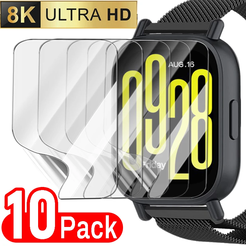 Hydrogel Film For Xiaomi Redmi Watch 5 Lite Smartwatch Accessories Curved Soft Screen Protector For Redmi Watch5 Lite Not Glass