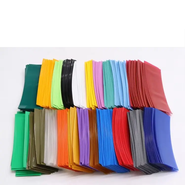 20pcs NO.5 AA Battery PVC Heat Shrink Tube  Precut  Insulated Film Wrap Protect Case Pack Wire Cable Sleeve