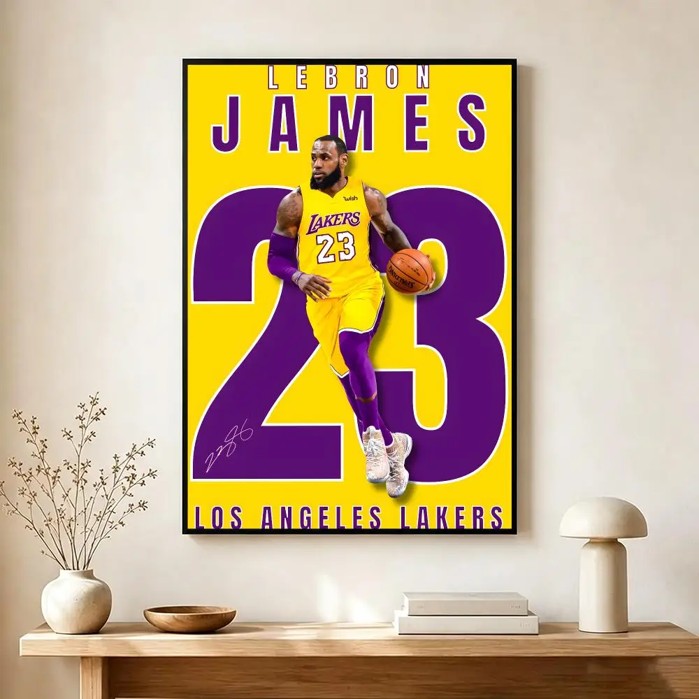 Athletic Player LeBron James Poster Modern Home Decoration Interior Design & Contemporary Wall Art Collection