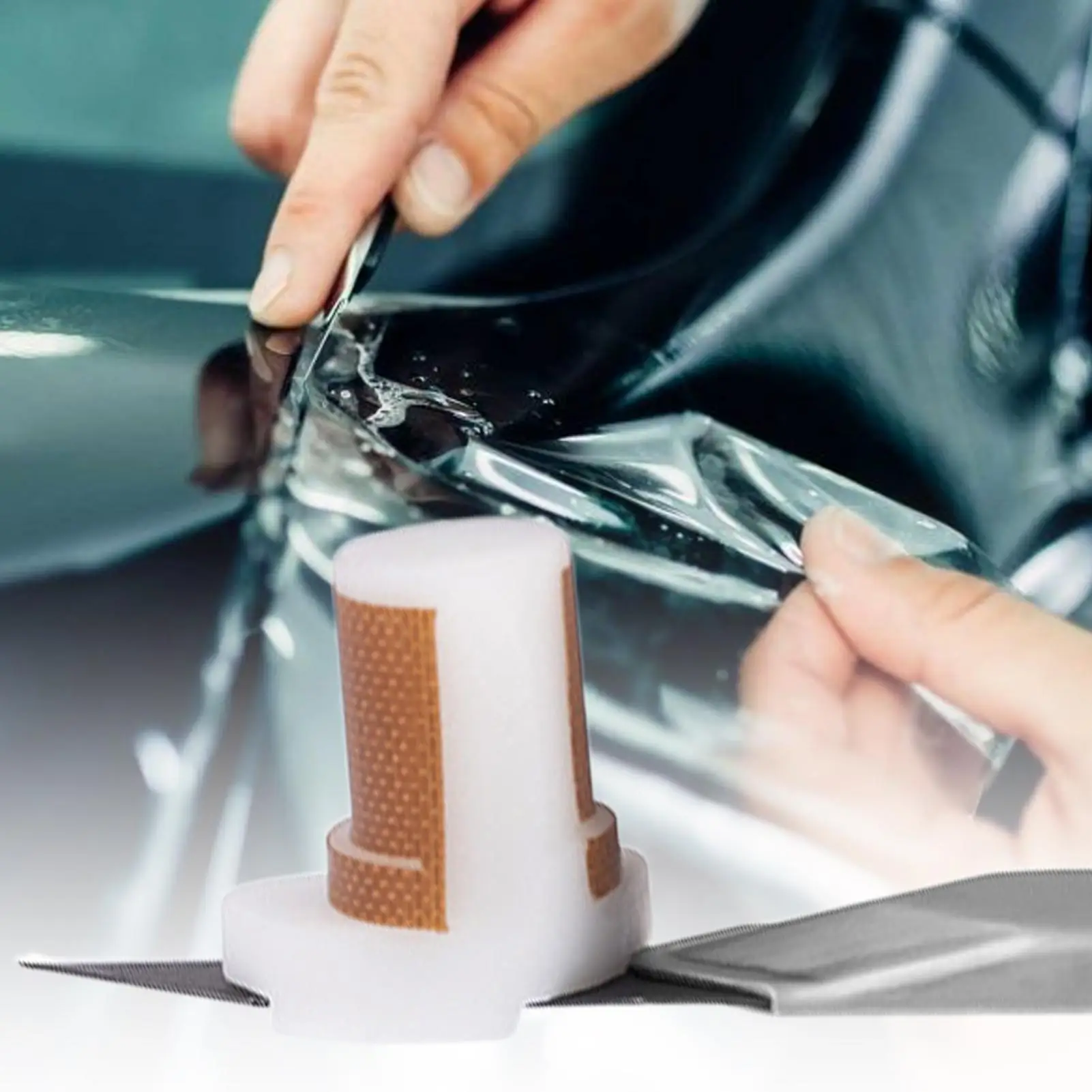 Car Wrapping Tool Cutting Spacer Magnetic Auto Tinting Auxiliary Wrap Magnets Cutting Spacer Guide For Detailers Professionals