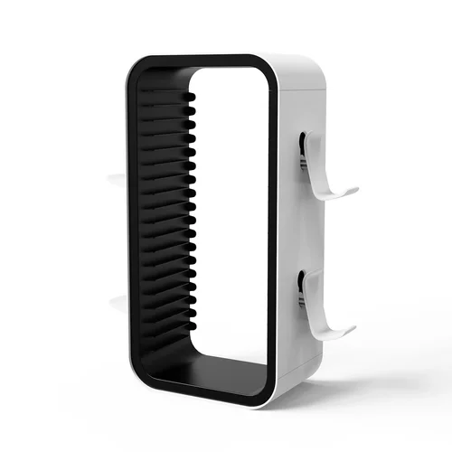 Imagen 2 del producto LinYuvo Torre de almacenamiento de juegos - Organizador universal de videojuegos para PS4, PS5, Xbox, Switch y Blu-Ray - Contiene 18 discos KP06