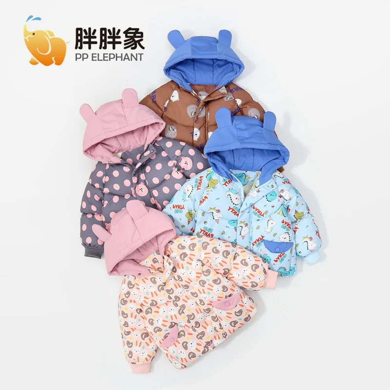 

Boys and Girls Thick Warm Cotton Padded Hooded Lightweight Insulated Cold Weather Coat for Toddlers and Children Ages 2-12