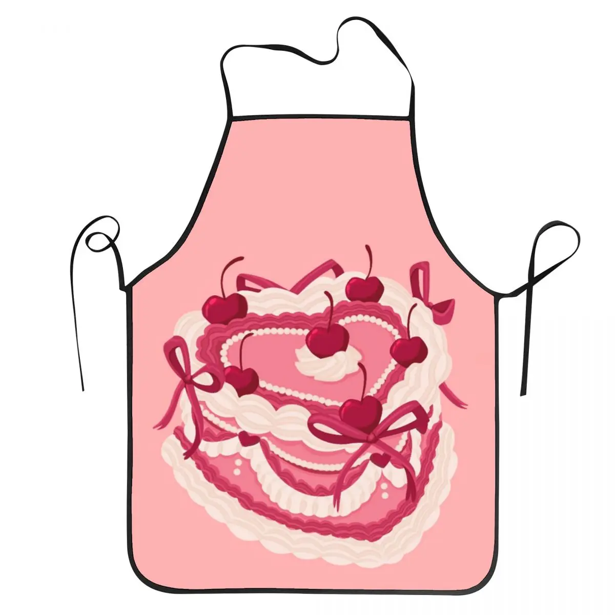 

Винтажный фартук для торта, шеф-повара, приготовления пищи, выпечки, нагрудник без рукавов, кухонный фартук для уборки для женщин и мужчин, садоводство