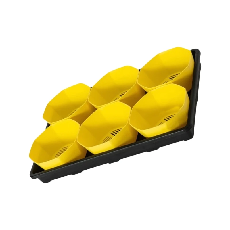 

6 Cell Cround Countert Pot and Cot and Cote с 6 -дюймовыми садами для домашнего сада