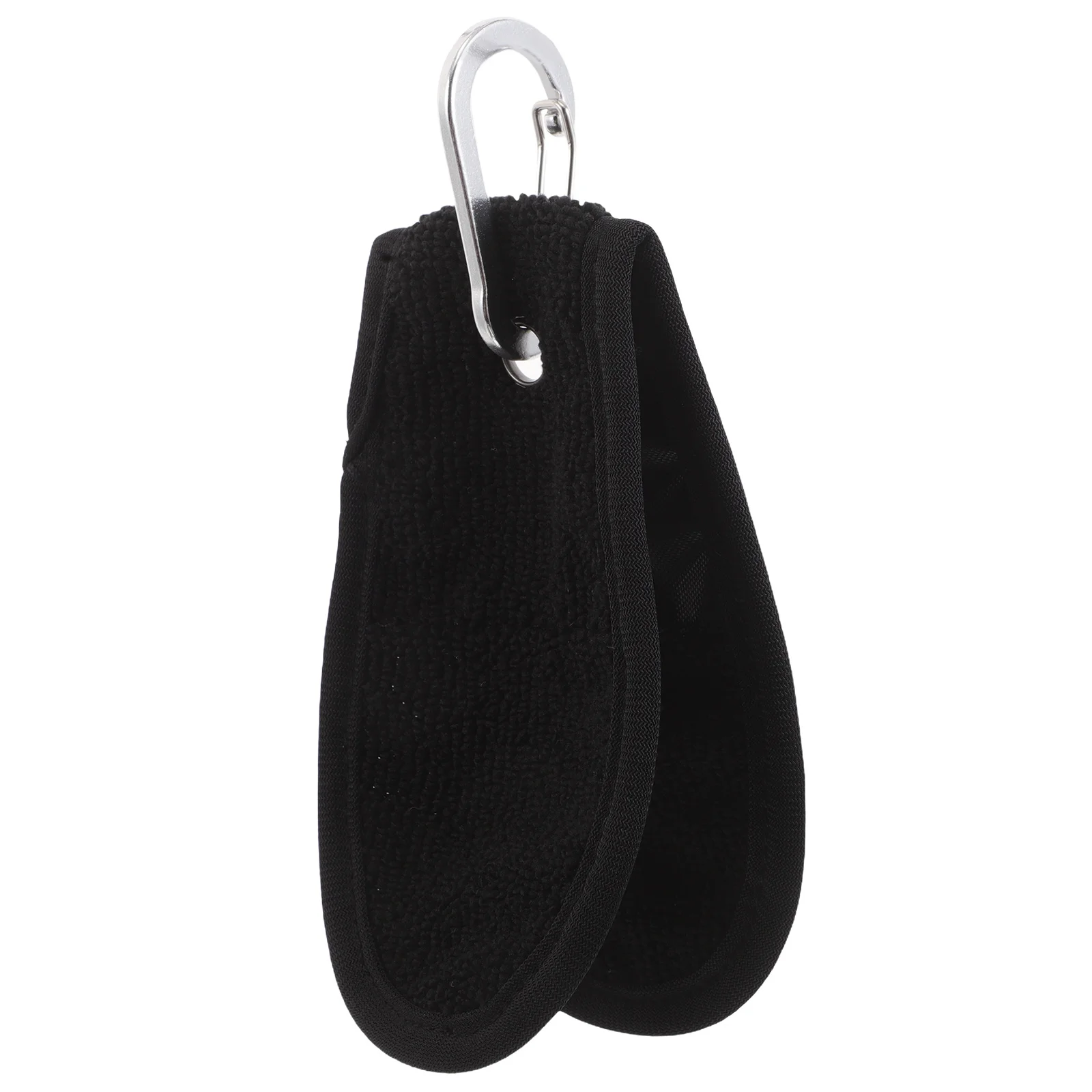 منشفة جولف سوداء محمولة ومفيدة ومتعددة الاستخدامات لنوادي كرات الجولف وغيرها من المعدات الرياضية وأساسيات لاعبي الجولف #1