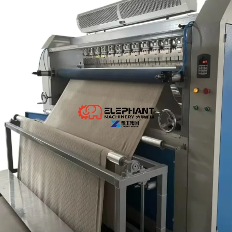 Industrial Automatic Ultrasonic Quilting Machine Pillowcase Mattress Cover Making Fabric Lamination Machinery