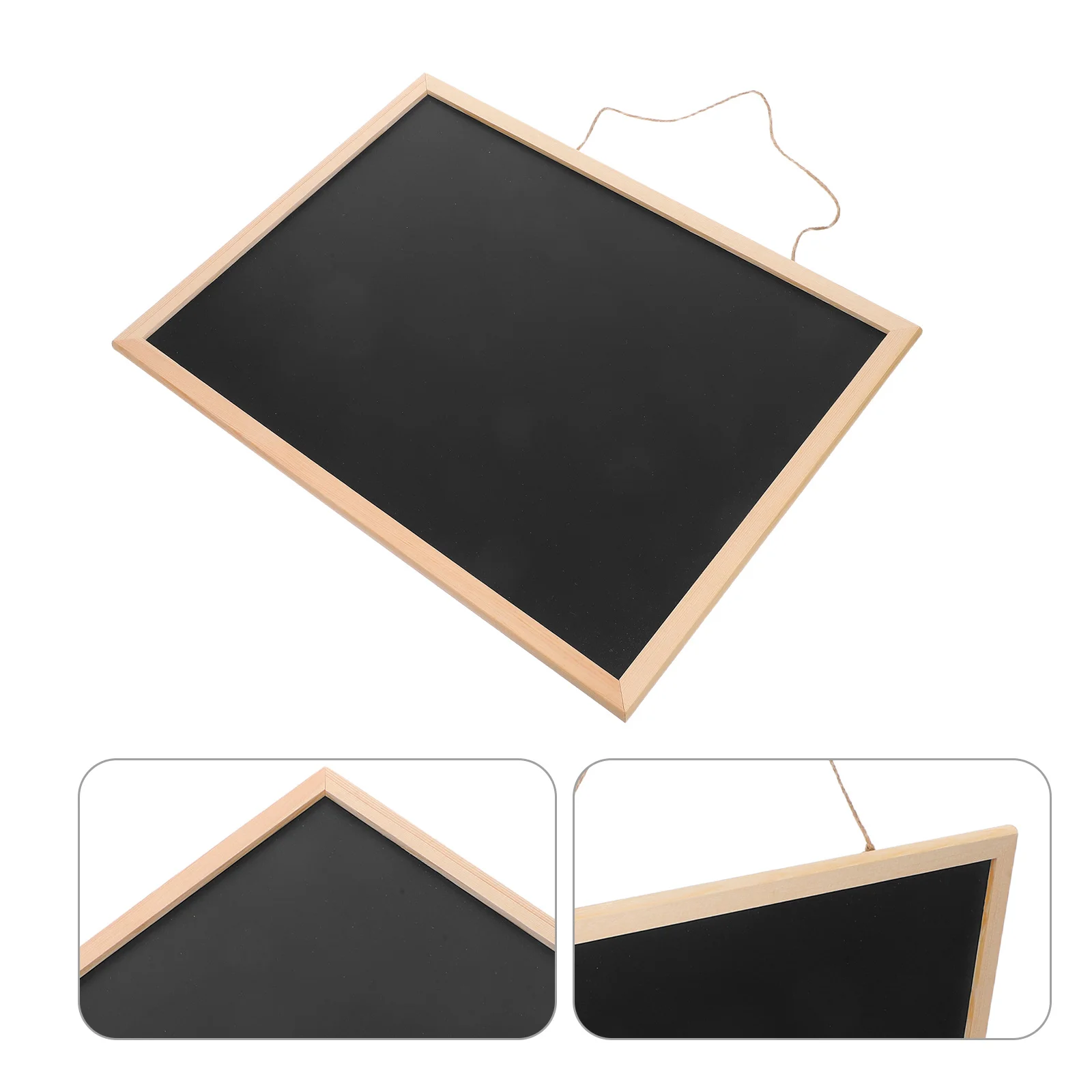سبورة خشبية بحدود 40 × 30 سم علامة تعليق مزخرفة لجدار المنزل والأعمال تركيب مرن قابل لإعادة الاستخدام #1