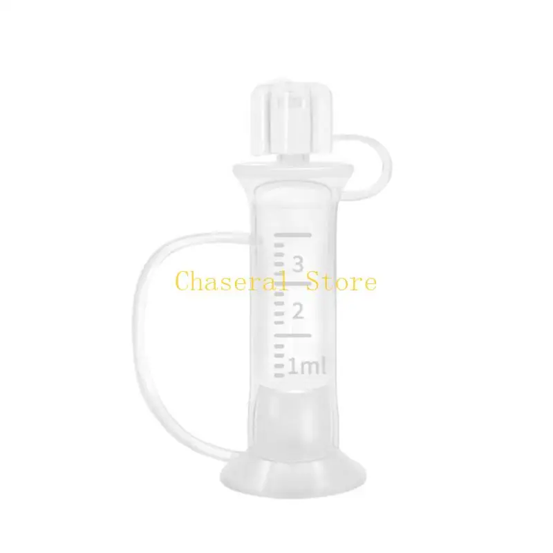E7CE 2pcs 3ml Silicone Containers For Precise Breast Milk Collection