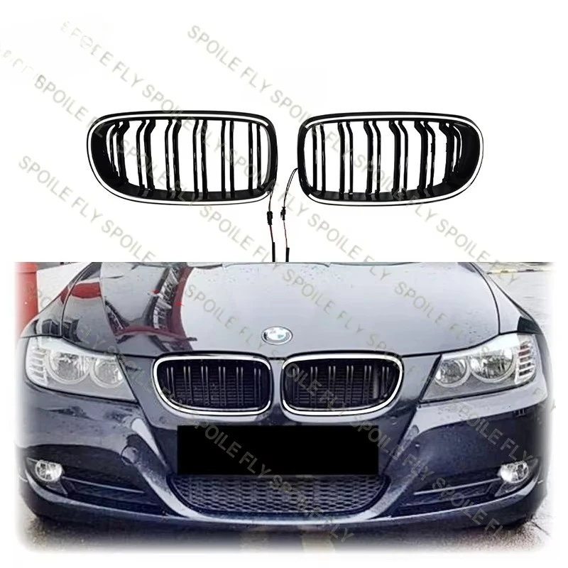 Frontgrill mit LED-Beleuchtung, Renngitter-Lampe, Karosserie-Kit für BMW E90 E91 3er-Serie 325i 320i 330i 335i 2009 bis 2012