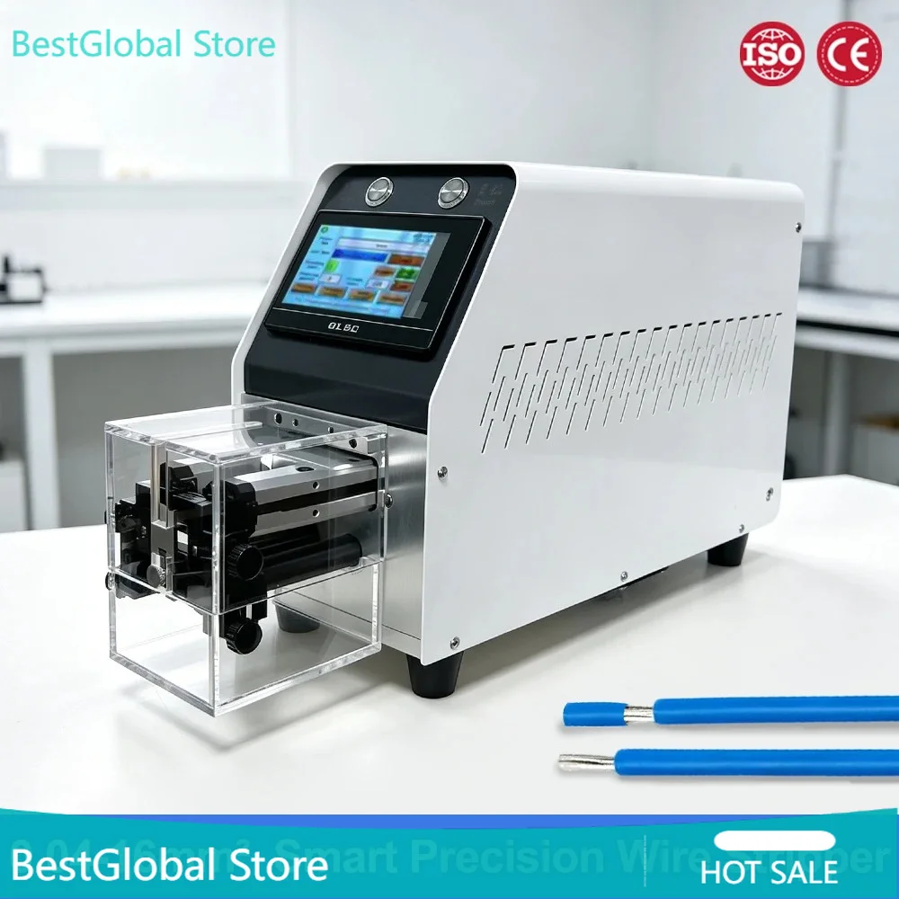 0.5-16 mm² Wire Stripping Machine 1-5 Layers Peeling AWG30-AWG4 Cable Wire Cutting Stripping For Single Multi-Core Wires