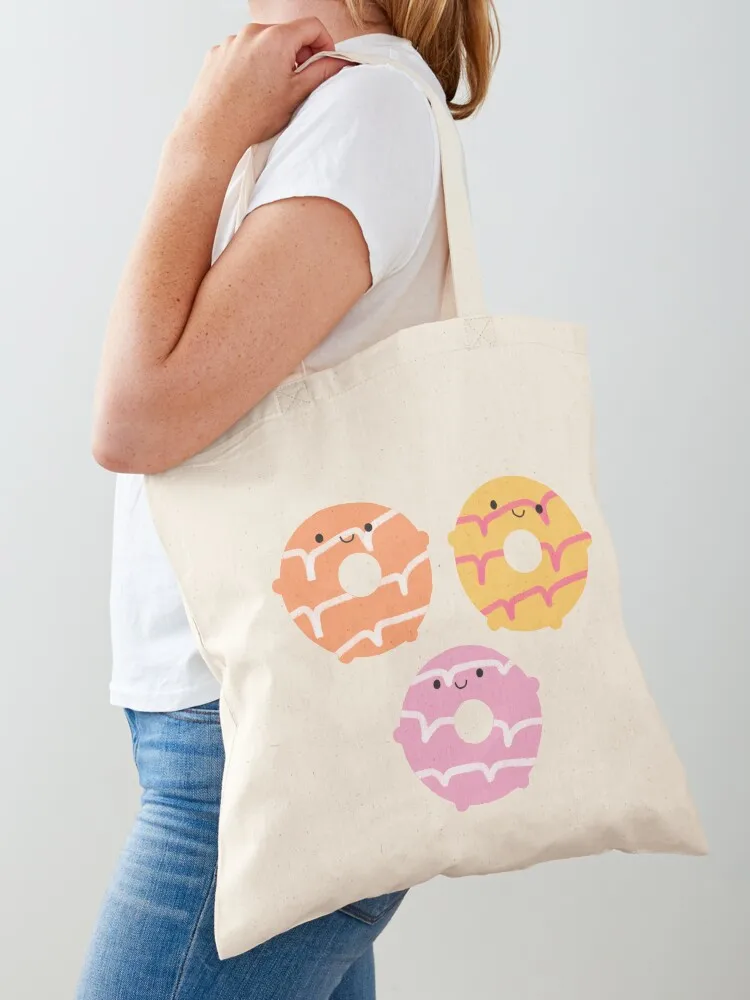 Kawaii Party Rings Biscuits Tote Bag tote bags men tote bag women Canvas Bag