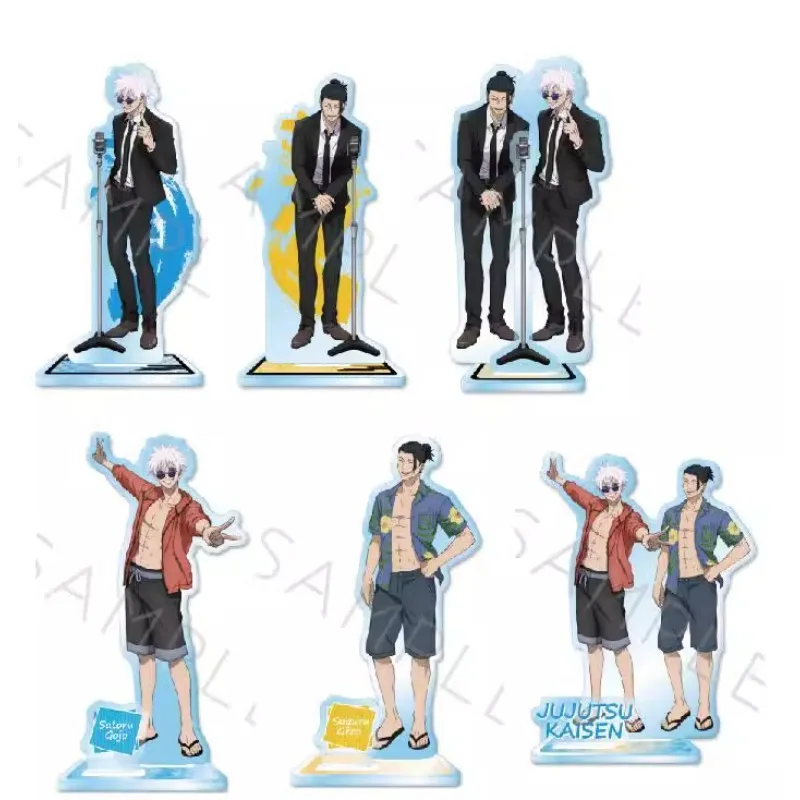 Anime Gojo Satoru Geto Suguru Acrylic Stand Doll Figure Model Plate Cosplay Toy For Gift