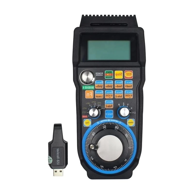 A27F-MPG Handwheel For CNC Milling Machine 4-Axis Wireless USB Receiver Included Pendant