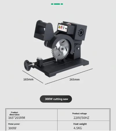 Multi-functional Push-Pull Sliding Cutting Saw - Push-Pull Blade Metal Wood Tile Cutting Machine for Aluminum Alloy & Stainless